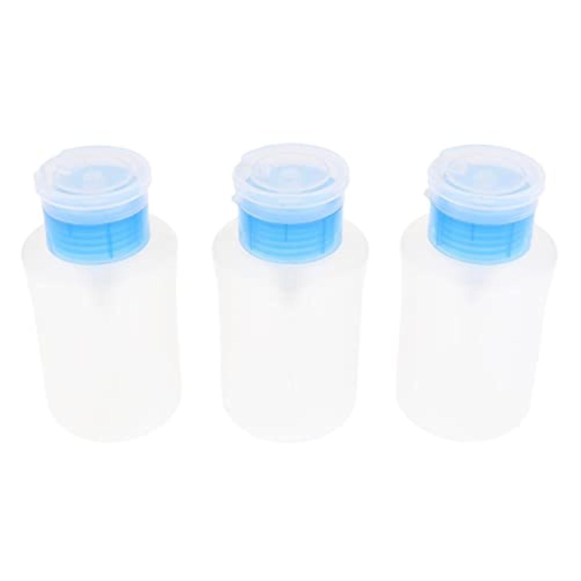 3pcs 180ml Empty Pump Bottles for Nail Remover