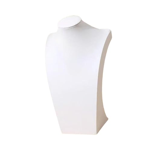 Mqiklt Soporte para Collares, Maniquí para Exhibición de Joyas, Expositor de Joyas, Organizador de de Joyería para Tocador, L