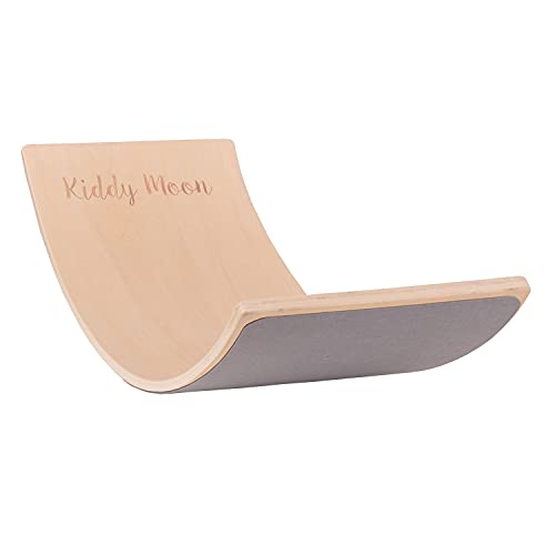 KiddyMoon Planche D'équilibre Pour Enfants Planche À Balancer Montessori, Naturelle...