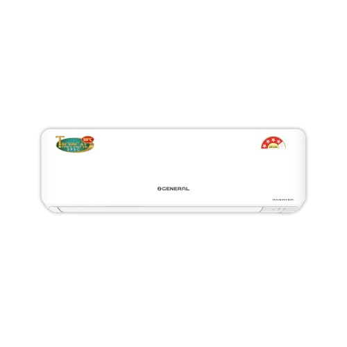 Image of GENERAL Smart Choice 2 Ton BEE 2026 4 Star Rated,Inverter Split AC(ASGG24CGAA-B, White,Copper,Powerful Cooling,15m Long Reach Airflow,4 Way Swing,Suitable for 250~300 Sft,Free Standard Installation)
