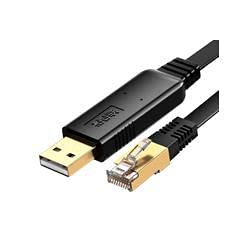 3m USB - RJ45 �V���A�� �|�[�g 232 �f�o�b�O ���C�� ���[�^�[ �X�C�b�` �V���A�� �|�[�g 232 �\�����C�� ���䃉�C�� - �R���\�[�� �|�[�g�ϊ����C��