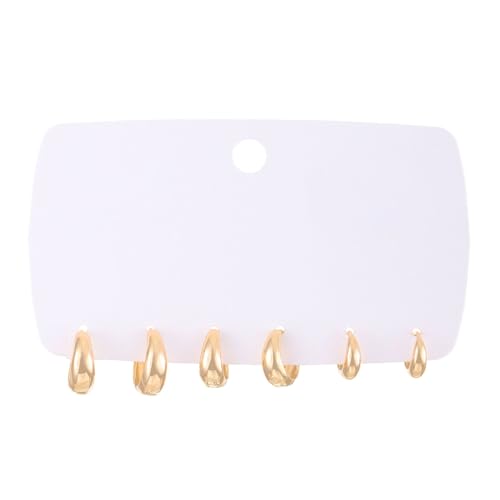 Boucles d'oreilles en Or pour femmes cerceau tendance et petites puces à la mode