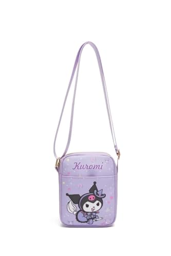 Image of cute cartoon-themed mini crossbody bag, also a shoulder bag, features a cartoon pattern design