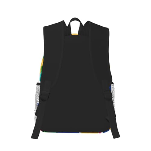 BREAUX Cocktail Glasses And Wine Bottles Print Lightweight And Comfortable Duffel Bag, Casual Daypack, Multipurpose Backpack3