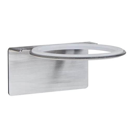 Ipetboom 304 Stainless Steel Hair Dryer Hanger Rack Wall Mount Hair Dryer Organizer Space-saving for Bathroom