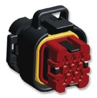 TE CONNECTIVITY 776286-1 Plug & Socket HOUSING, Plug, 8POS, PBT, BLK