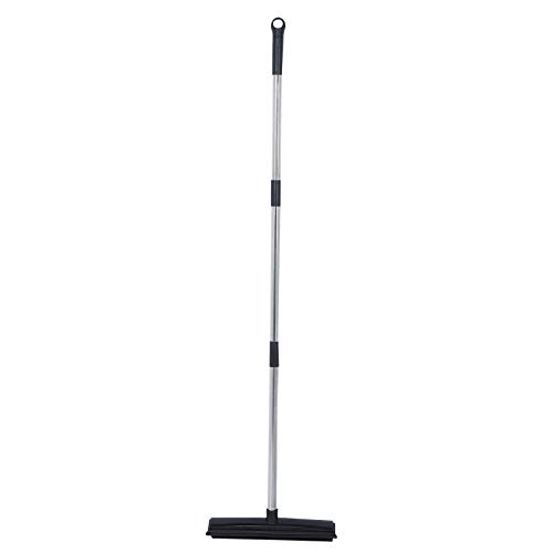 Balai télescopique caoutchouc nettoyage tapis poils animaux manche réglable - 2
