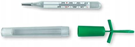 Mercury Free Glass Thermometer, High Accuracy, Waterproof, Suitable for Newborns, Children and Adults