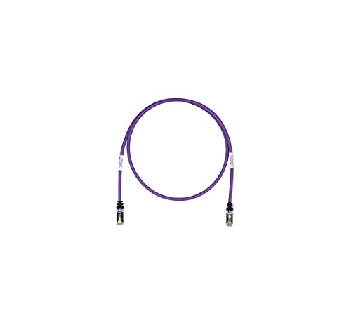 パンドウイット シールド LANケーブル Cat6A プロ仕様 15m 紫 STP6X15MVL