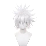 Oulores Kakashi Hatake Cosplay Wig Hair Role Play Halloween Christmas Comic Convention Costume Party Wigs + Wig Cap