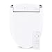 Brondell Swash SE600 Bidet Toilet Seat, Fits Round Toilets, White - Bidet - Oscillating Stainless-Steel Nozzle, Warm Air Dryer, Ambient Nightlight