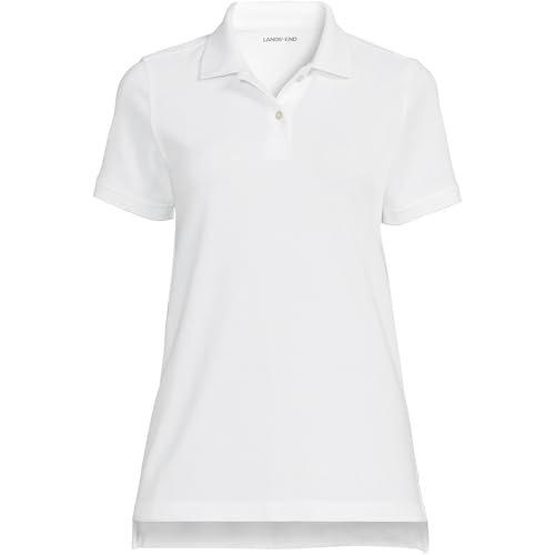 Lands' End School Uniform Young Women's Short Sleeve Mesh Polo Shirt3
