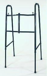 Walker - Wide Extra Tall. This Walker has a Double tube cross brace, side leg braces with brace clamps for added safety. Weight capacity to 600 pounds.