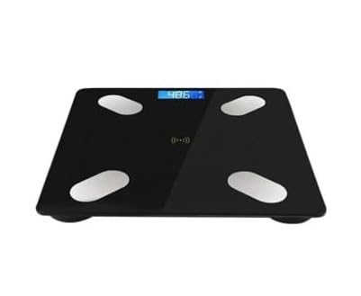 Smart Bluetooth Body Fat Scale, Digital Bathroom Weight Scale with App Sync, Multiple Health Metrics, Black-image-46