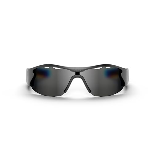 Image of Reebok Octane Smart Audio Sunglasses Powered by Lucyd | Silver Mirror Polarized Lens | HiFi Bluetooth Active Eyewear
