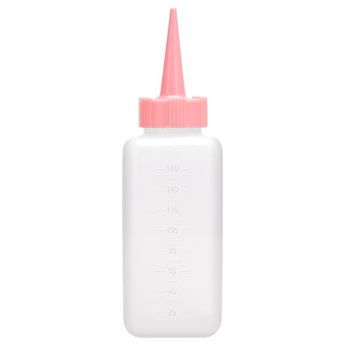 Aplicador de botella de tinte para el cabello - Botellas exprimibles de 160 ml para tinte para el cabello, botellas cuentagotas transparentes con escala de medición | Aplicador de tinte para el cabell
