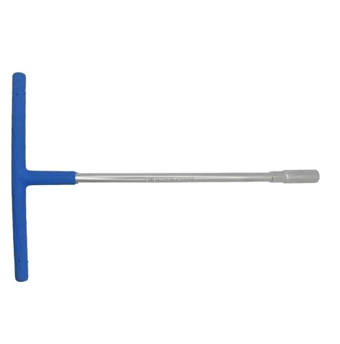 Image of Taparia T Spanner Socket Wrenches TSW 9, Chrome Vanadium steel, Size 9mm, 6 Point Hex end with Soft Grip,Suitable for Automotive, Hobby, Professional, DIY & Industrial Use