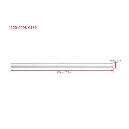 10Pcs Stainless Steel Rod,Stainless Steel Solid Round Rod,Metal Solid Shaft Rods,for Industry, Metal Working Hobbies and DIY Craft (150mm)