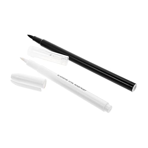 GLEAVI Stylo à Pâtisserie Comestible 2 Pcs Pointe Fine, Encre Alimentaire Sécurisée, pour Décoration Gâteau, Biscuit, Fondant – Ustensiles Cuisson Précision Décor Gourmands