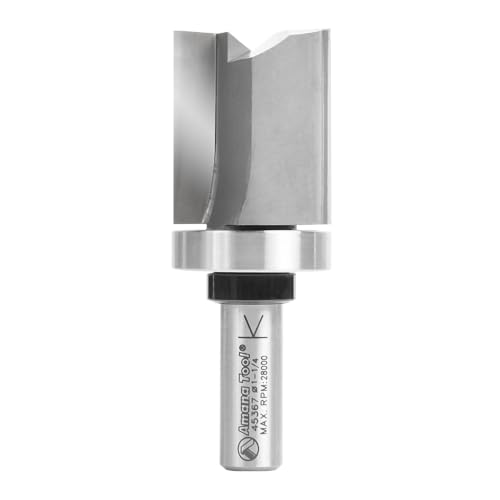Image of Amana Tool - 45367 Carbide Tipped Flush Trim Plunge Template 1-1 /4 Dia x 1-1 /2 inch x 1 /2
