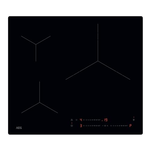 AEG TO63IV00IB Plaque à induction, 60 cm, 3 zones de cuisson, zone paella, système Hob2Hood,...