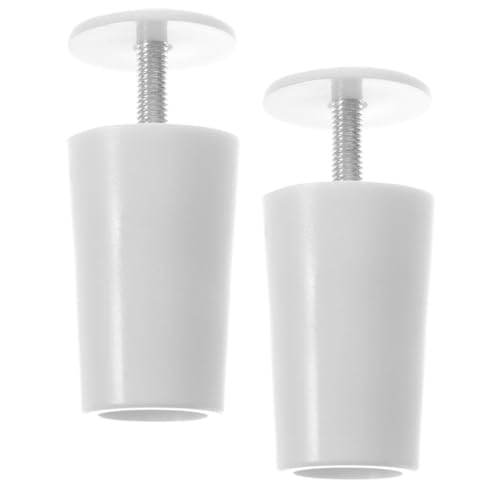 PAMINGONO 2 Piezas Tapones para Persianas Enrollables Plástico Blanco Repuestos Limitadores para Cortinas con Manivela o Cinta Uso Doméstico y Oficina