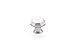 Emtek 86465 Midvale Cabinet Knob 1-1/4" Width, Polished Nickel