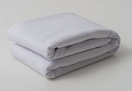 IPEA Baumwollstoff Leichter Weiß -200 cm x 150 cm - Made in Italy - Nähstoffe für Kleidung, Futter, Möbel, Accessoires, Patchwork, Einfarbiger Stoff zum Nähen