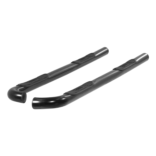 Image of ARIES 202004 3-Inch Round Black Steel Nerf Bars, No-Drill, Fits Select Toyota Tacoma