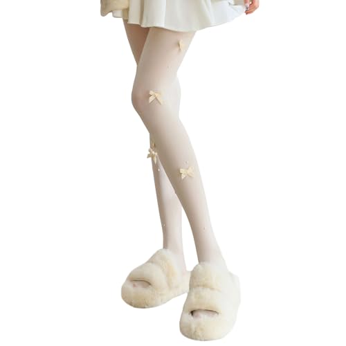 Image of Y2K Patterned Sheer Tights for Women Gothic Punk Thigh High Pantyhose Harajuku Lolita Bandage Fishnet Stockings