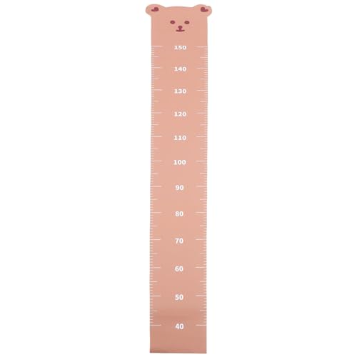 Canvas Growth Chart Wall Kids Height Measurement Wall Sticker Cute Nursery Decor Height Chart Decal Removable Height Measure Ruler Children Room