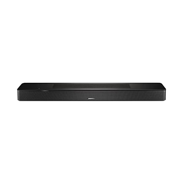 Bose Smart Soundbar 600 with Dolby Atmos, Bluetooth Wireless Sound Bar for TV with Build-In Microphone and Alexa Voice Control, Black
