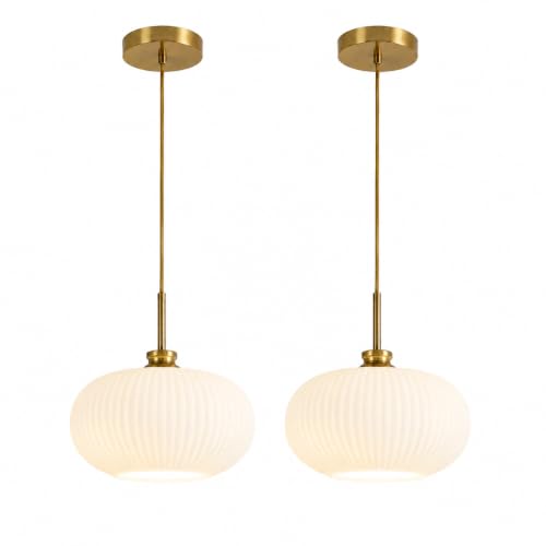 Éclairage Moderne Suspensions de Chambre à Coucher Lot de 2 KCO