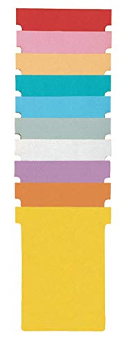 Nobo 2001503 Coffret de 100 T-Cards Index 1,5 m Rouge