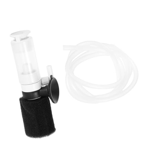 OUNONA 1 セット 水族館 カメ水槽フィルター 真珠泥鏡 小型水槽フィルター 防水パッチ 屋外アダプター 脱水フィルター 水槽清掃 小さなスポンジフィルター 吸盤ミニフィルター