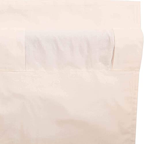 VHC-Brands-Simple-Life-Flax-Solid-Color-Cotton-Linen-Blend-Farmhouse-Curtains-Rod-Pocket-Drawstring-Ties-Prairie-Panel-Pair-Natural-Creme-White VHC Brands Simple Life Flax Solid Color Cotton Linen Blend Farmhouse Curtains Rod Pocket Drawstring Ties Prairie Panel Pair Natural Creme White