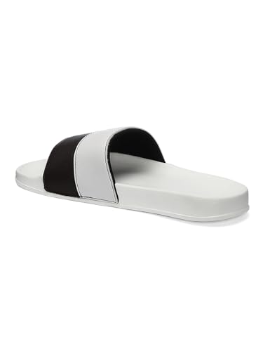 Image of hummel CAMP MEN COLOUR BLOCK SLIDERS Comfortable Cushioned Sole Arch Support Durable Lightweight Flexible Trendy Style Flip flops and Slippers Slides for Men Daily use Chappal