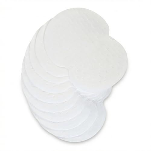 100 Piezas Almohadillas Sudor Axilas, Parches Antitranspirante Invisibles, Desechables Parches Antisudor para Axila, Sobaqueras Absorbentes para Mujer y Hombre, Evita Manchas y Olor