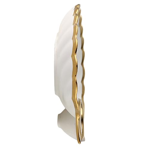 GATHINESS 1pezzi Piatto in Ceramica Forma per Gnocchi e Patatine Fritte Contenitore per Salse e Antipasti Adatto Sushi e Snack Capacità Moderata per Uso Quotidiano