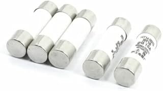Tool parts AC 380V 10A 10x38mm Ceramic Cylindrical Fuse Links RT14/RT18 5Pcs