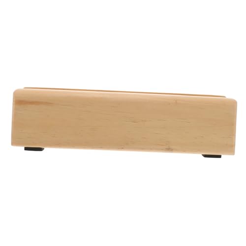 POPETPOP Supporto Per Base Specchio Da Pavimento in Legno Massello 25x8x7 Cm Base Antiscivolo Per Specchio Da Terra Decorativo Per Soggiorno e Ingresso