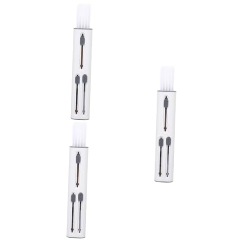 HOMSFOU 3sets Earbuds Wired Cleaning Brush Keyboard Duster Ear Wax Remover Headphone Cleaning Tools Multifunctional Earphone