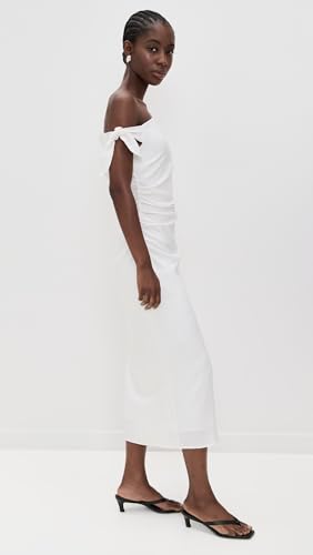 WAYF Women's Cleo Tie Shoulder Midi Dress4