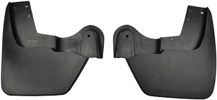 Jeu De 4 Bavettes Garde Boue Avant+Arrière En Caoutchouc Noir