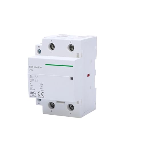Contacteur modulaire HCH8s 100A évitant les surcharges du tableau électrique domestique 2P 2NC