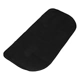 jojofuny Feuerfeste für Bodenschutz Halbkreisförmige Kaminmatte aus Polyester und PVC mit Hitzeschutz Stilvolle Fußmatte bei Kamin und Outdoor Grillen
