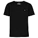 Produktbild Tommy Hilfiger Jungen T-Shirt Kurzarm Rundhalsausschnitt, Schwarz (Meteorite), 10 Jahre