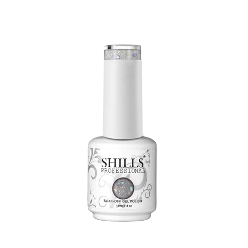 Image of SHILLS PROFESSIONAL Uv /Led Soak Off Glossy Finish Nail Polish Nail Art Nail Polish Color Shade 227, 15 Ml