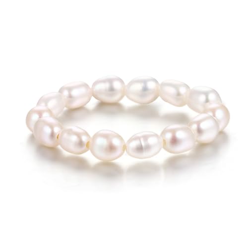 YADOCA Bague Anti Stress en Perles Naturelles pour Femmes - Bagues Anti-Stress pour Femme Enfant- Bague Fidget I Taille 49-62