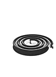 1–2 Stück Fensterdichtungsstreifen, 4 m/Rolle, weicher TPE-Zugluftstopper, Kartenschlitz, mehrschichtige Dichtung, Kunststoff-Stahl-Fensterdichtung(Small Black,2pcs)